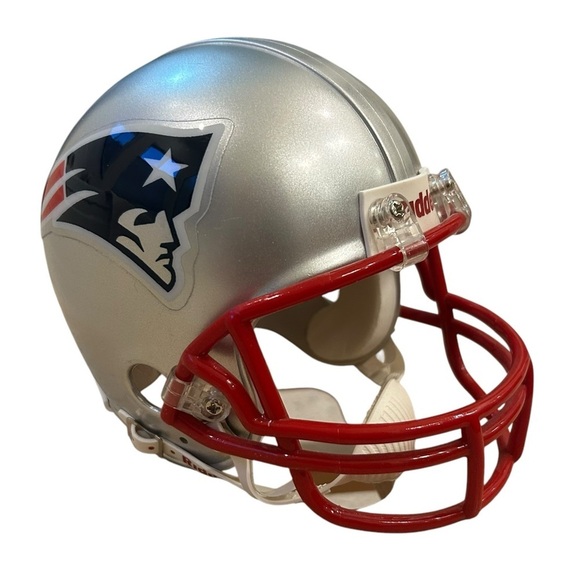 New England Patriots Mini Football Helmet NFL 💙❤️🏈 - Picture 2 of 8